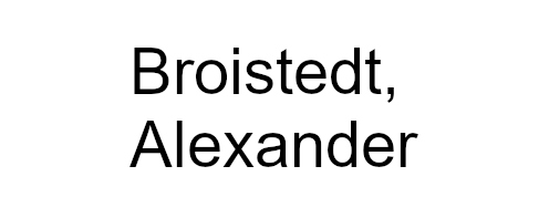 Broistedt, Alexander
